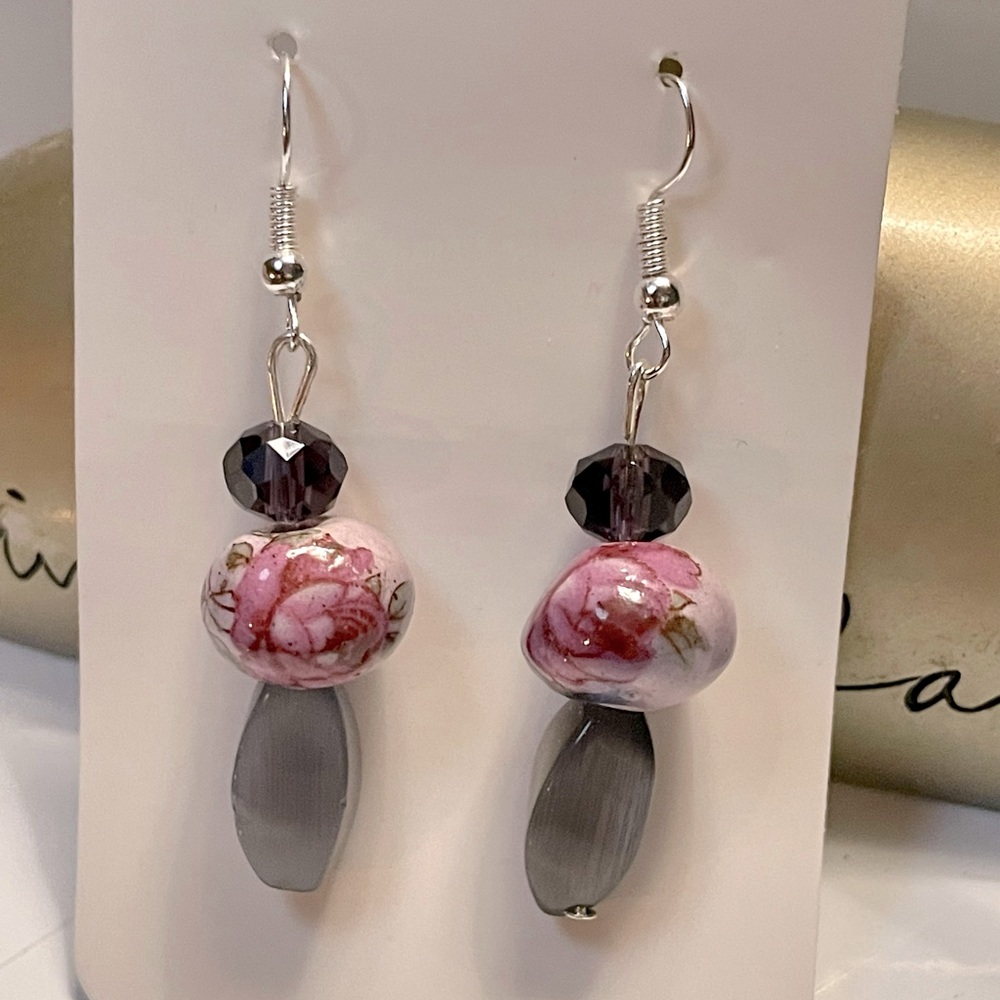 Porcelain flower Earring’s